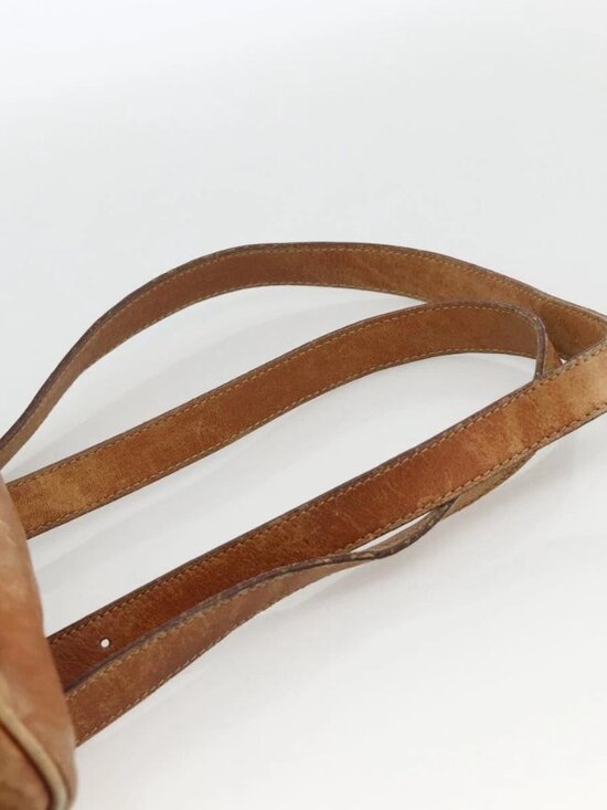 GUCCI Bamboo Backpack Leather Brown Gold 003 1956 0030 Auth 174185 main image 15